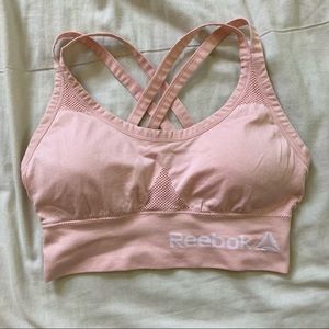 Reebok Pink Racerback Sports Bra
